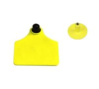 Muuookka Étiquette D'Oreille Animale Electronic UHF RFID 100pcs 860-960 MHz Étiquette D'Oreille RFID pour Porc de Chèvre de Chèvre Suivi de Bétail B