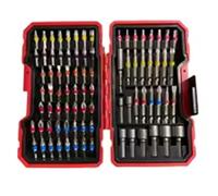 Muuookka Foret à Percussion avec Embouts TORX, Embouts Fendus, Forets Fendus Carrés, Étoiles, Hexagonaux, Embouts TORX 83 Pièces.