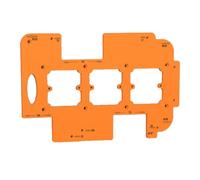 Muuookka Garde-Robe à Douille Intégrée de Forage de Forage de Trou de Trou D'Ouverture Du Trage à Arc de Rythme Sans Manche Interrupteur