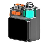 Muuookka Haut-Parleur Extérieur avec Affichage LED RGB Écran Tactile Haut-Parleur Bluetooth Stéréo Surround Écran Subwoofer de Bureau