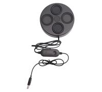 Muuookka Haut-Parleurs USB Stéréo Surround avec Bluetooth 4.9" Ultrafin 26mm Magnétique pour PC et Ordinateur Portable 6Ohm 6Wx2