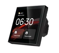 Muuookka Interrupteur de Contrôle Vocal Écran de Contrôle Central pour Maison Intelligente Panneau de Contrôle Vocal WiFi Panneau D'Interrupteur Mural