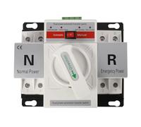 Muuookka Interrupteur de Transfert Automatique Double Alimentation 110 V/220 V 2P 63 A, Mini, à Bascule, Auto-Commutateur