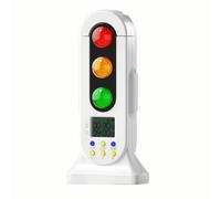 Muuookka Kids Educational Traffic Light Timer Study Time Management Tool Double Modes Count Down Fonction For Classroom School White