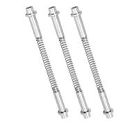 Muuookka Kit à Épingle à Charnière de Porte de Tempête, 3 Packs K 5131 Épingles à Charnière de Porte D'Écran en Aluminium avec Capuchons, Ressorts