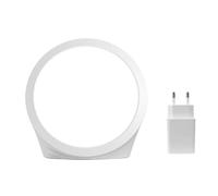 Muuookka Lampe de Thérapie par Lumière SAD 10000LUX Luminosité Réglable 3000-6500K Température de Couleur Lampe de Soleil Heureux Minuteur Intelligent Prise EU