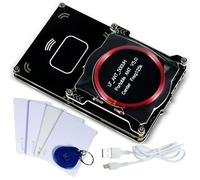 Muuookka Lecteur de Cartes RFID Proxmark3 avec Antenne Intégrée, Copieur D'Identification à Mémoire IC Proxmark3 Easy V5.0, Décryptage et Décryptage