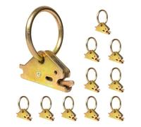 Muuookka Lot de 10 Anneaux de Fixation Robustes pour Rails D'Arrimage E-Track (Système Simple).