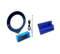 Muuookka LSB USB AM FM Radio Full Band SI4732 Mini Radio HF SW MW VHF Radio Portable de Poche 1,9" Écran & Support 3D