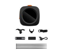 Muuookka Lumière de Moto Électrique, Miroir, Modification, Contrôle par APP, Lampe LED Œil de Diable, Atmosphère Dynamique, 1 Lentille.