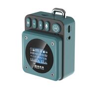 Muuookka Mini Portable Bluetooth Enceinte Paroles Afficher la Barre de Basse Lourde Call Handsfree Call MP3 Music Player Recorder Bluetooth C