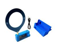 Muuookka Mini Radio SI4732 LSB USB AM FM Radio Full Band Radio Portable HF SW MW VHF Radio Écran de 1,9 Pouce & Support 3D