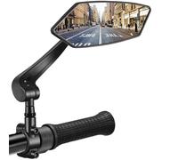 Muuookka Miroir de Vélo avec Réglage à 360°, Miroir de Guidon Grand Angle, Accessoire de Sécurité pour Le Cyclisme en Extérieur B