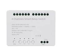 Muuookka Module de Commutation Intelligent Tuya Wifi AC 100-240 V DC 5-24 V 10 A, Relais Intelligent, Contrôleur de Module D'Automatisation Intelligent