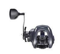 Muuookka Moulinet de Pêche à Tambour Fixe, Entièrement en Métal, pour Pêche en Mer, pour Gros Gibier, Long, Anti-Retour, pour Leurre Blackfish, Main Gauche