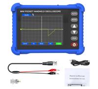 Muuookka Oscilloscope Numérique -250K 250 KHz 2,5 MS/S, Portable, Configuration Automatique, Écran LCD 2,8 Pouces ± 40 V, Réparation et Formation