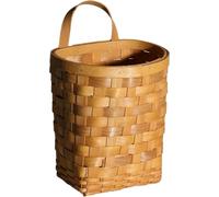 Muuookka Panier Suspendu en Rotin Tissé à la Main, Panier Mural en Osier - Organisateur de Rangement pour Cuisine, Salle de Bain et Décoration Intérieure A