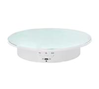 Muuookka Plateau Tournant de Photographie à 360 Degrés, Support D'Affichage Électrique Motorisé avec Télécommande pour Applications Vidéo.