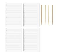 Muuookka Pochoirs Droite 4PCS-Ligne Modèle de Pochoir de 11 Pouces pour L'Espacement de la Journalisation, le Lettrage Guide D'Écriture