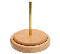 Muuookka Porte- en Bois, Outils de Tricot, Support de Bobine de à Coudre, Accessoires de Crochet, Enrouleur de Pelote de Laine, Débutant B