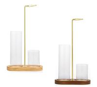 Muuookka Porte-Encens 2 en 1 Anti-Cendres, Brûleur D'Encens Volant avec Récupérateur de Cendres en Verre, Organiseur de Bâtons pour la Méditation.