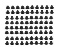 Muuookka Pour 100pcs, le Crochet Perforé Verrouille les Bouchons, sur une Planche de Cheville de 1/4 de Pouce pour Empêcher les Crochets de Tomber