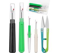 Muuookka pour Découseur de Couture avec Ciseaux à, 2 Grands et 2 Petits Découseurs, Outils de Retrait pour Travaux Manuels DIY.