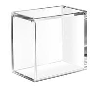 Muuookka pour la Protection de Stockage des Objets de Collection et des Cartes de Figurines, Boîte D'Affichage en Acrylique Magnétique, Empilable avec Couvercle, Résistant à la Poussière.