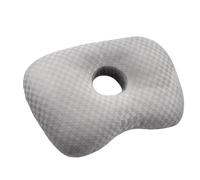 Muuookka Pour les Personnes Dormant sur le Côté, Oreiller Perçant les Oreilles CNH avec Trou pour Réduire les Douleurs Aux Oreilles, les Inflammations de L'Oreille et les Escarres