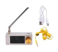 Muuookka Radio BD3CS-588 ESP32-S3-N16R8 SI4732 WiFi+ Bluetooth 5.0, Écran Couleur 1,9 Pouces, Prise en Charge de la Bande Passante Complète pour Les Modes AM/FM SW/RDS