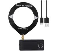 Muuookka Radio Portable SI4732 10 KHz-180 MHz FM/AM/LSB/USB Radio HF SW MW VHF Mini Radio de Poche avec Écran IPS 1,9 Pouces