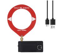 Muuookka Radio Portable SI4732 10 KHz-180 MHz HF SW MW VHF FM/AM/LSB/USB Mini Radio de Poche avec Écran IPS de 1,9 Pouces