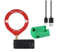 Muuookka Radio Portable SI4732 10 KHz-180 MHz HF SW MW VHF Radio FM/AM/LSB/USB Mini Radio de Poche avec Support D'Amplificateur