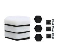 Muuookka Réaction de Contrôle de la Balle sans Capacité de Rythme de la Lampe de Football de Football Trainage Agilité Agilité Formation de Basket-Ball Fitness