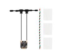 Muuookka Récepteur ELRS RP4TD-M 2,4 GHz avec TCXO Intégré, Module Mini RX True Diversity pour Drone RC Longue Portée FPV ExpressLRS 2,4 GHz