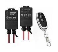 Muuookka Récepteur Sans 433MHz Commutateur de Télécommande Immontateur Étanche DC8V-80V 30A Émetteur pour le Ventilateur de Lumière de la Pompe