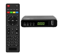 Muuookka Récepteur TV Numérique 265 DVB-T2 Mini Ricevitore Digital Terrestrial DVB-T2 Set Top Box Prise EU