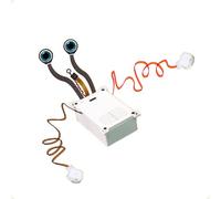 Muuookka Reconnaissance Vocale + Technologie de Conversation AI pour Poupée AI DIY Boîte de Mouvement AI Boîte AI WiFi Jouet 0,71 Pouce Écran Double + Caméra