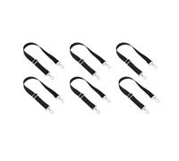 Muuookka Remplacement de 6 Sangles de Couverture pour, Longueur Ajustable de 24 à 42 Pouces, Sangles Élastiques avec Double Mousqueton Pivotant.