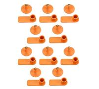 Muuookka RFID UHF Tag 10pcs UHF Animal Ear Tag ISO18000-6C Electronic Ear Étiquette 860-960MHz LF 134.2MHz Oreille de Mouton