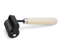 Muuookka Rouleaux Brayer pour L'Artisanat, Rouleau Brayer pour la Gravure, Rouleau à Colle en Caoutchouc avec Manche en Bois pour Encre, Peinture, Excellent B