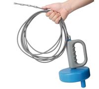 Muuookka Salle de Bain Douleur de Cuisine Déblocker Évier de Toilette Pipe de Tuyau de Piston Drague Drage des Outils de Nettoyage Extensibles à la Main 5 Mètres