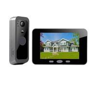 Muuookka Smart Home Security Wireless Intercom Door Door Video Door Viewer Imperproofr Ir Night Vision Door Camera No Besoin Network