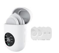 Muuookka Stimulateur Musculaire Sans TENS, 16 Niveaux D'Intensité, Écran LED, Appareil EMS Rechargeable pour Soulager la Douleur