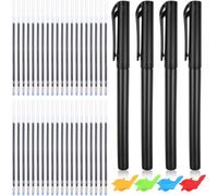 Muuookka Stylos Magiques et Recharges pour les Carnets de Copie Magique Grooved Book Encre Stylos, pour Enfants Enfants 3-5 Échanges Manuels Réutilisables