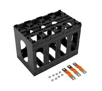 Muuookka Support en Plastique avec Loquets pour Cadre de Batterie 12V 4S pour Cellules de Batterie CATL EVE 90Ah 105Ah Lifepo4.