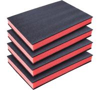 Muuookka Tapis en Mousse pour Artisanat 16x12x1,5 Pouces Organisateur de Boîte à Outils Insert en Mousse de Polyuréthane Découpable, Kit de Doublure Épaisse pour Tiroir