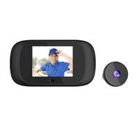 Muuookka Téléphone Vidéo Filaire avec Écran IPS de 2,8 Pouces, Caméra Intelligente Longue Durée en Veille, Visualiseur de Porte, Viseur de Porte, Caméra de Porte.