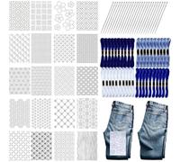 Muuookka Template Embroidery Stabilizer Wash-Away 105PCS Embroidery Pattern Set Design for Sewing Hand Quilting