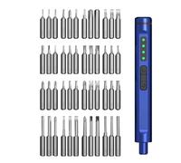 Muuookka Tournevis Électrique ES480 avec 48 Pcs A2 Bits en Acier en Alliage Lumière LED pour le Kit D'Outils de Réparation de Téléphone